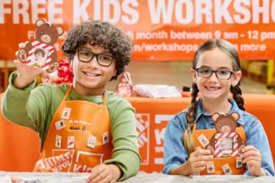 Teddy Bear Ornament Workshop | Home Depot Kids Workshops | Milpitas ...